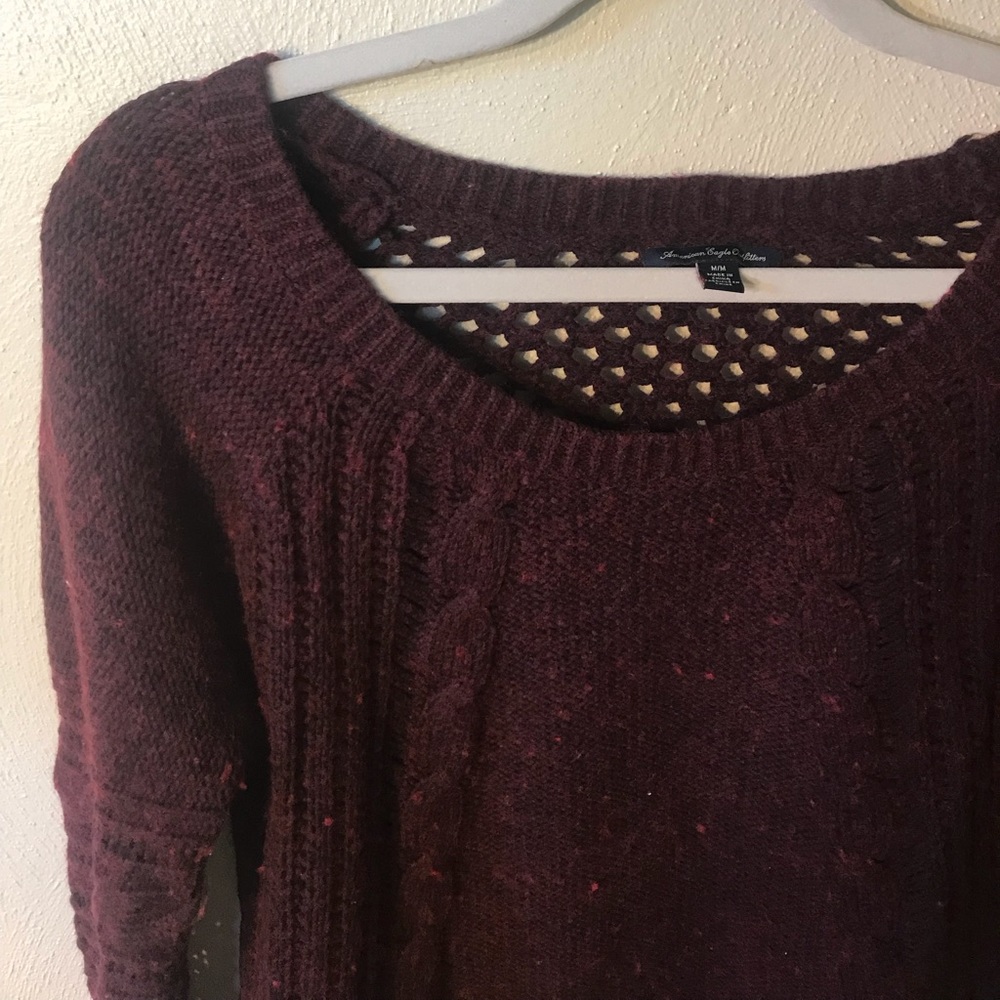 American Eagle Maroon Sweater